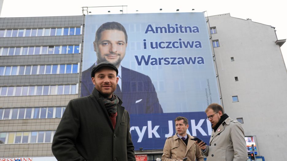 Reklama Patryka Jakiego