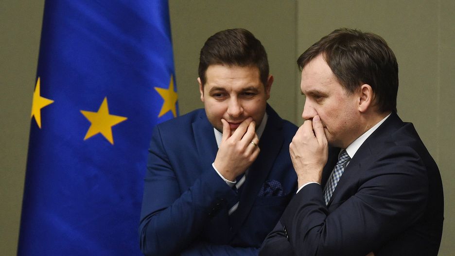 Na zdjęciu od lewej: Patryk Jaki, Zbigniew Ziobro 