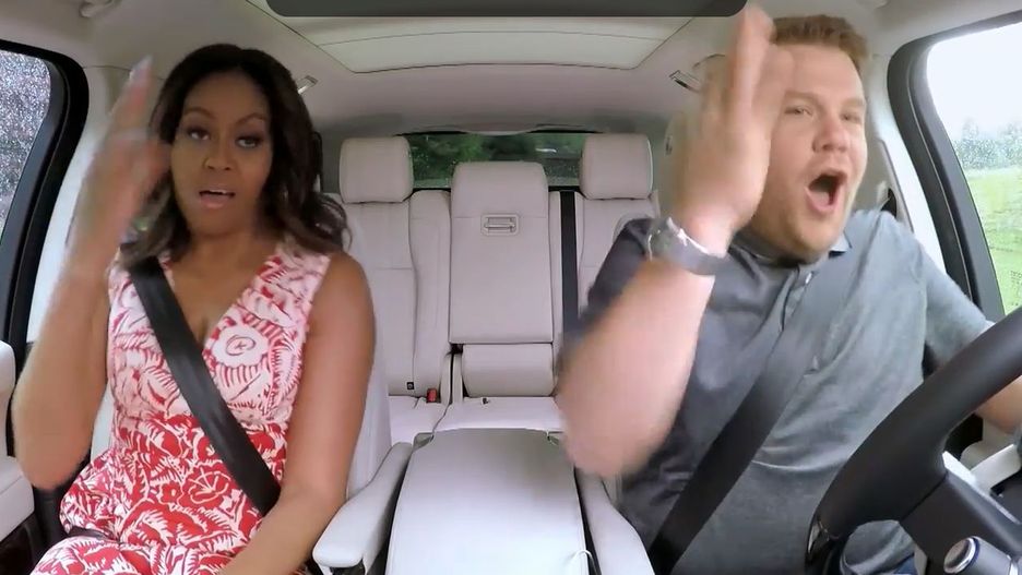 Michelle Obama, James Corden