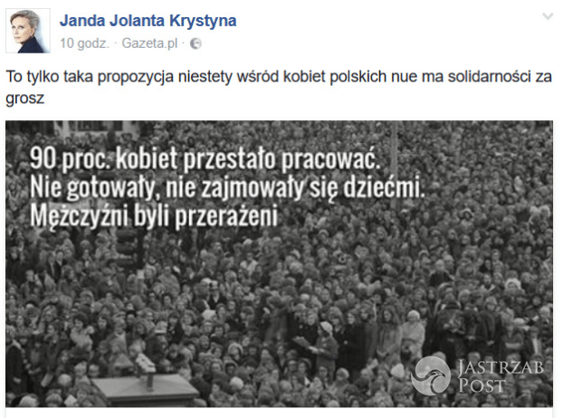 Krystyna Janda o proteście w Islandi