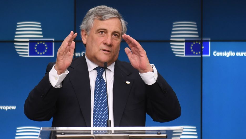 Przewodniczący Parlamentu Europejskiego Antonio Tajani