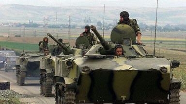 Rosyjskie czołgi w Kosowie