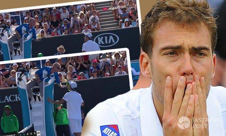 Jerzy Janowicz kłóci się z kibicem podczas Australian Open 2017