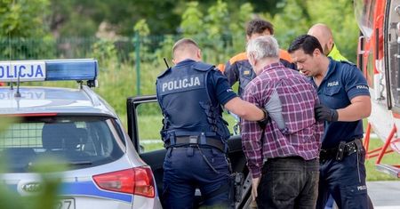 Pijany turysta na Giewoncie. Na dole czekała policja
