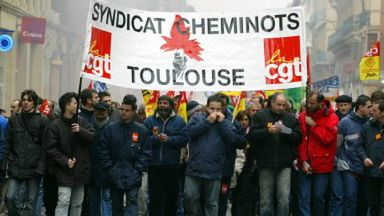 Strajk kolejarzy w Tuluzie