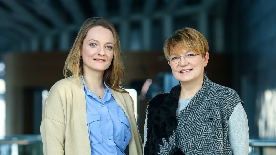 Agnieszka Barjasz z mamą Krystyną Czubówną