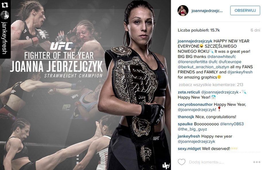 <h2>  Gwiazdy dla WOŚP</h2>  Trening z mistrzynią MMA Joanną Jędrzejczyk Cena 10 000 złotych
