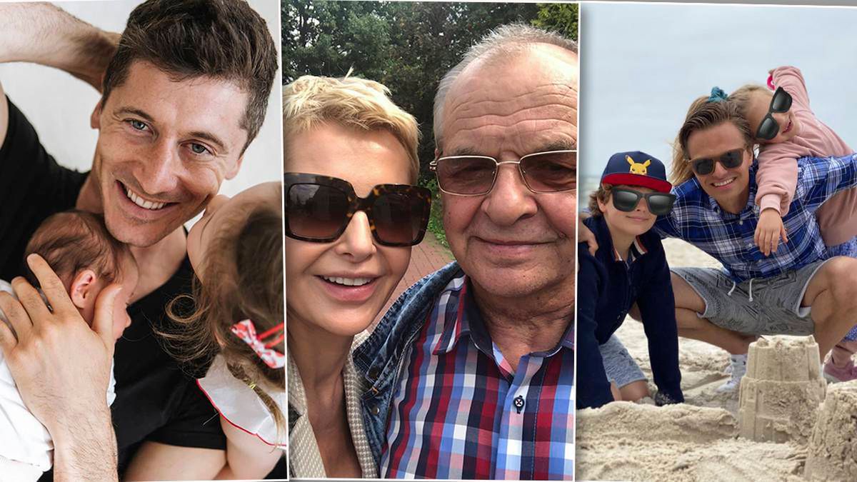 Gwiazdy świętują Dzień Ojca. Lewandowski z córkami, ale najlepsze zdjęcie dodała Zielińska. Ona i jej ojciec są identyczni