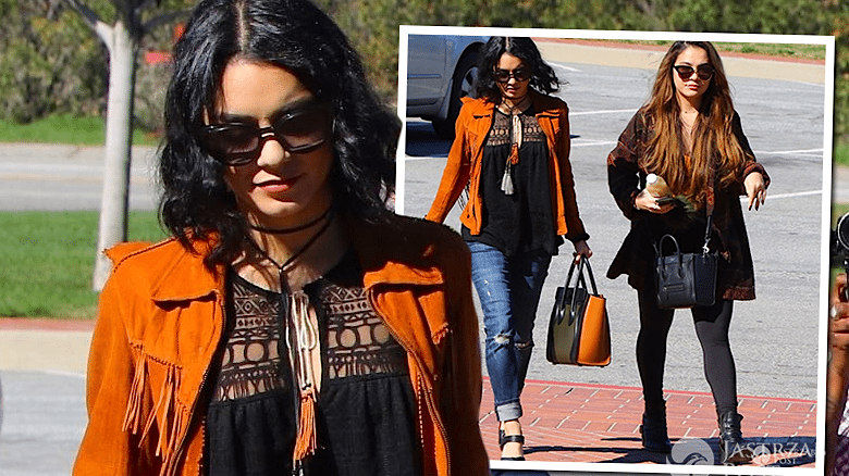 Vanessa Hudgens na grobie ojca