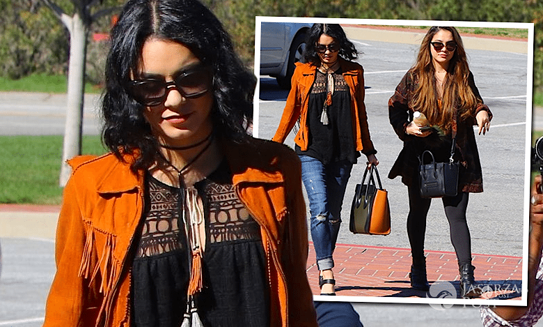 Vanessa Hudgens na grobie ojca