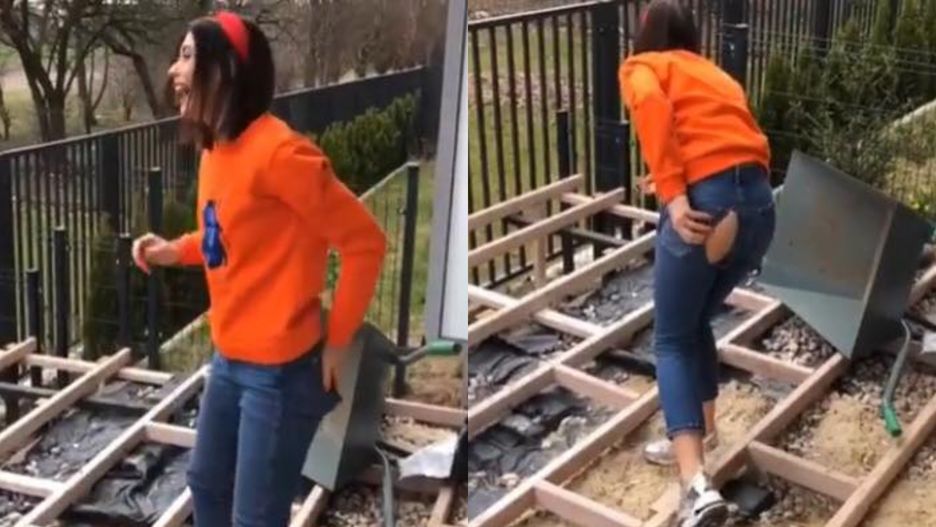 Młoda aktorka nie zmartwiła się zaistniałą sytuacją