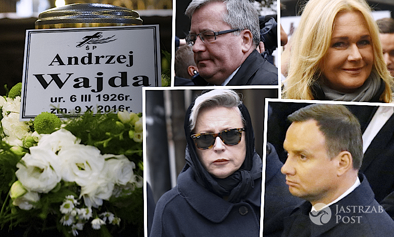 Pogrzeb Andrzeja Wajdy: Rodzina, przyjaciele, prezydent i tłumy fanów pożegnali wybitnego reżysera [ZDJĘCIA]