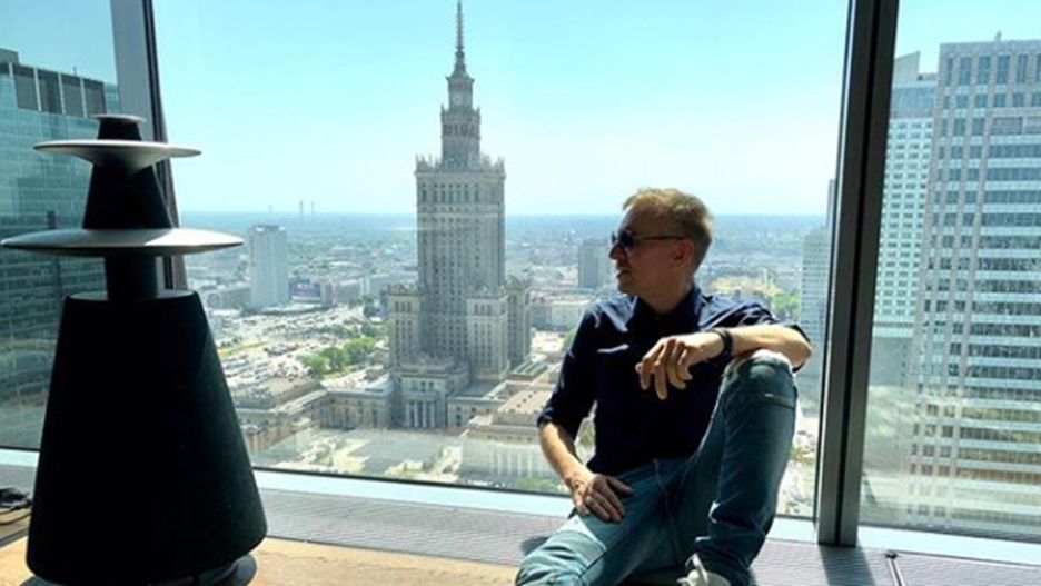 Krzysztof Gojdź w nowym mieszkaniu