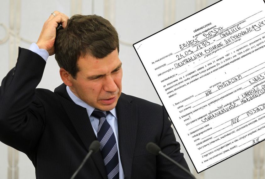 Szef CBA Ernest Bejda