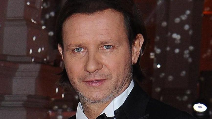 Radosław Majdan na jednej z imprez branżowych