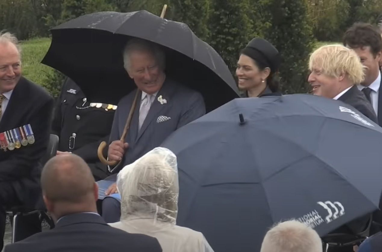 Książę Karol i Boris Johnson
