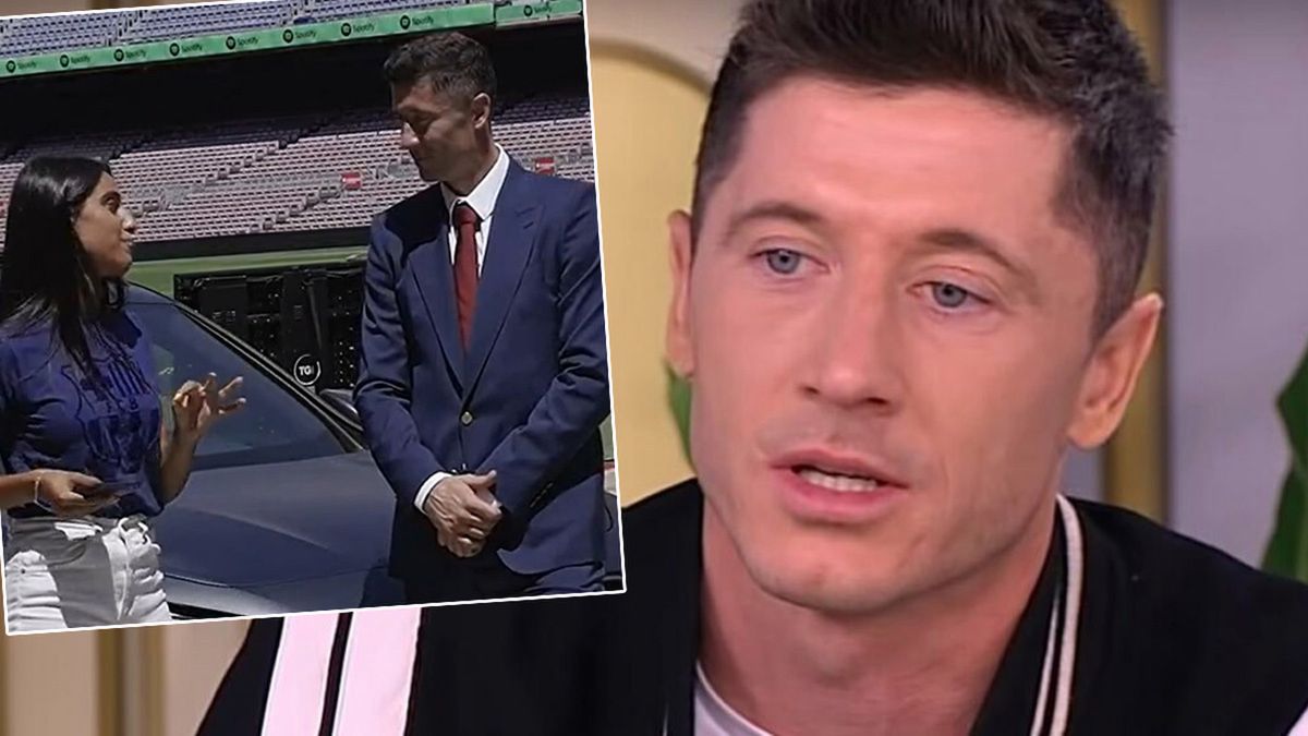 Robert Lewandowski zbity z tropu przez hiszpańską dziennikarkę. Zadała pytanie, którego wolałby nie usłyszeć. Jak wybrnął?