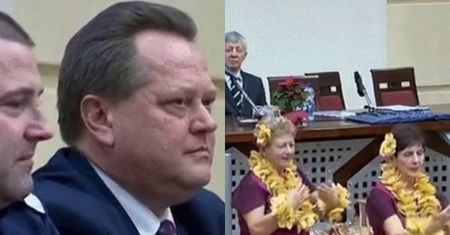 Zamiast konfetti taniec hula. Białystok wita wiceministra Zielińskiego