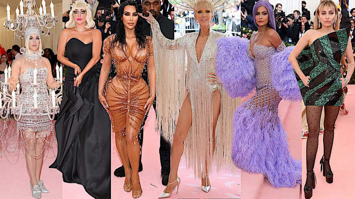 MET Gala 2019. Kreacje gwiazd na czerwonym dywanie: Lady Gaga, Katy Perry, Kim Kardashian, Céline Dion, Miley Cyrus  [DUŻO ZDJĘĆ]