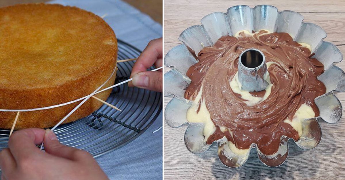 Old tricks that always work. Every homemade cake will be delicious!