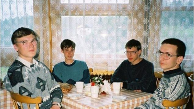 Słynne zdjęcie zrobiono podczas olimpiady matematycznej w 1997 r.