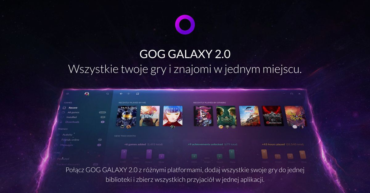 Gry ze wszystkich sklepów w jednym miejscu? To możliwe z GOG Galaxy 2.0