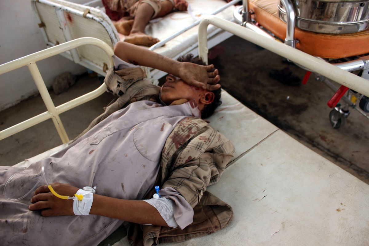 Kilkadziesiąt ofiar w ataku na autobus szkolny w Jemenie. ONZ chce śledztwa