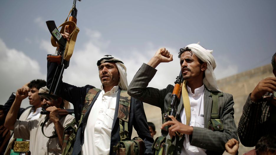 Członkowie milicji Hutih w Jemenie