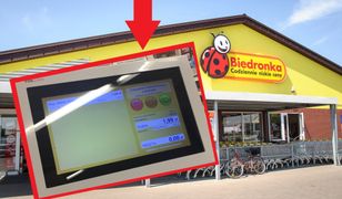 Tajemnicze "buźki" przy kasach w Biedronce. Możesz ocenić obsługę