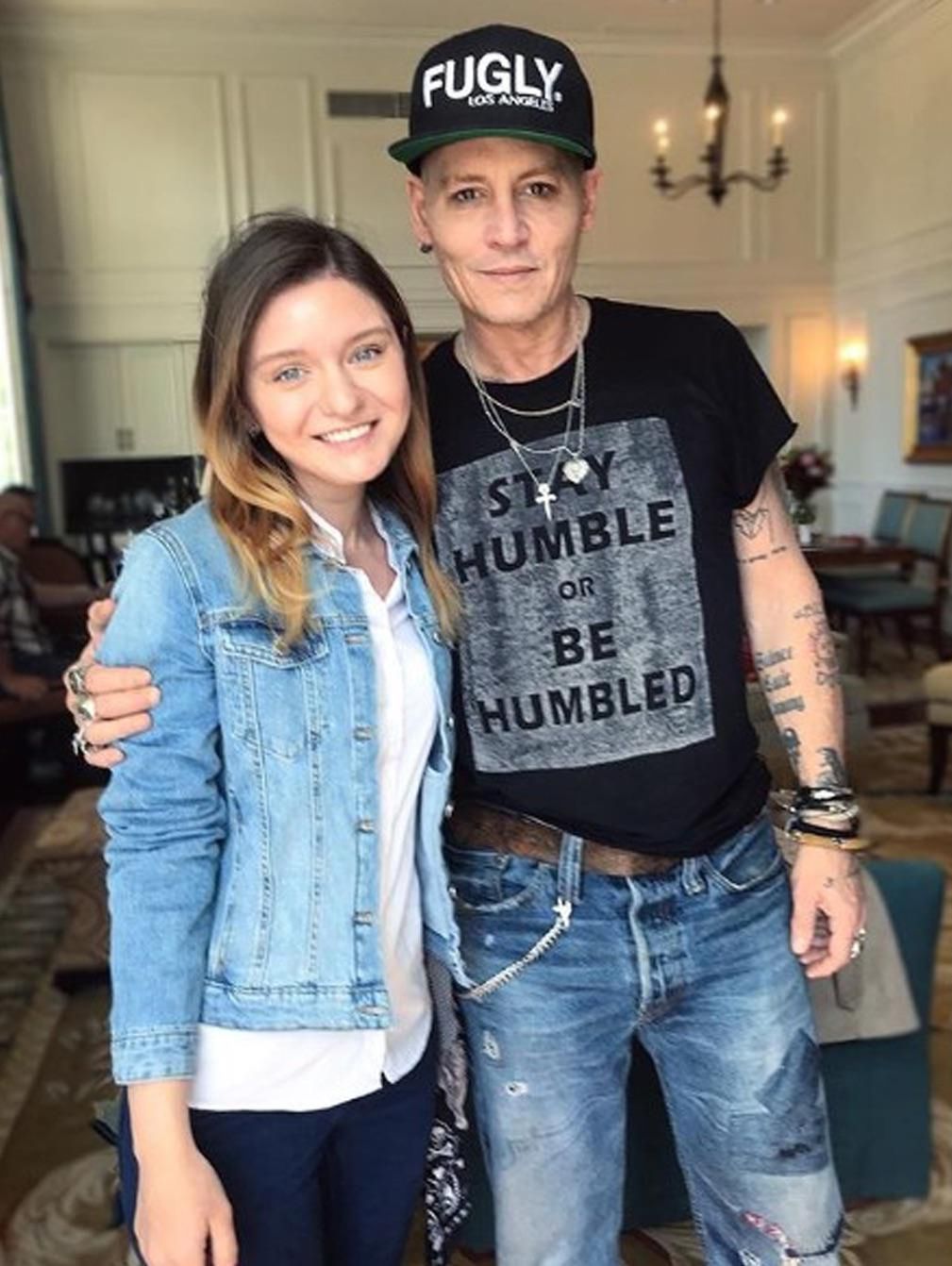 Wychudzony Johnny Depp w Rosji