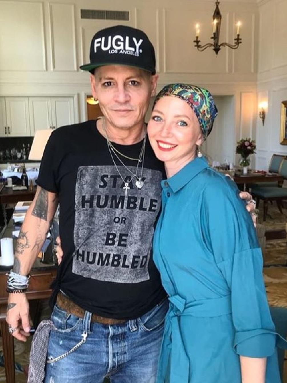 Wychudzony Johnny Depp w Rosji