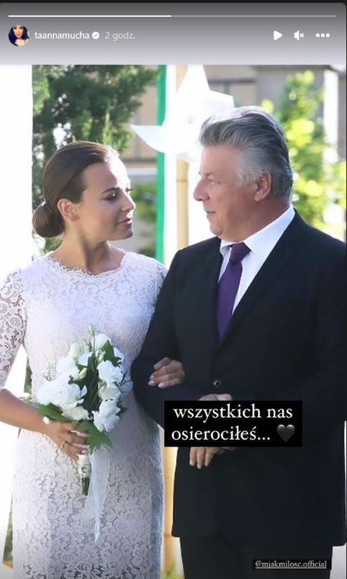 Anna Mucha żegna Emiliana Kamińskiego