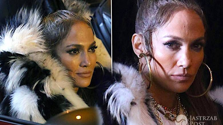 Jennifer Lopez w futrze