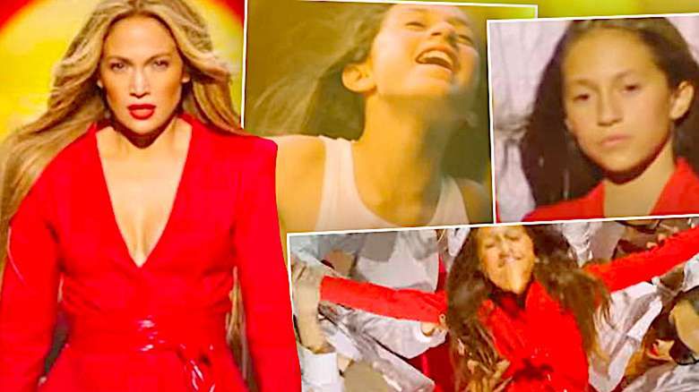 Jennifer Lopez, córka Emma, teledysk