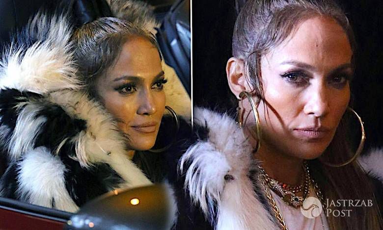 Jennifer Lopez w futrze