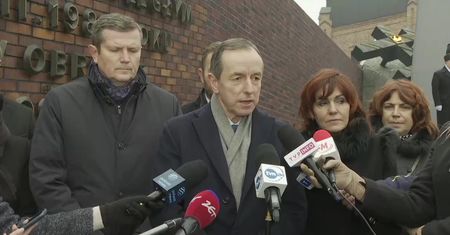 Marszałek senatu na rocznicy obchodów masakry w “Wujku”