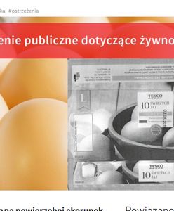 Salmonella w jajkach z Tesco. GIS wydał ostrzeżenie