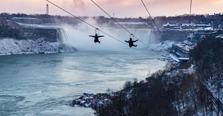 Kolejka tyrolska nad Niagarą. Otwiera się na sezon letni