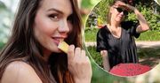 Olga Bołądź kilka dni temu urodziła i już zachwyca figurą. Na spacerze z córką wbiła się w mini. Co za nogi!