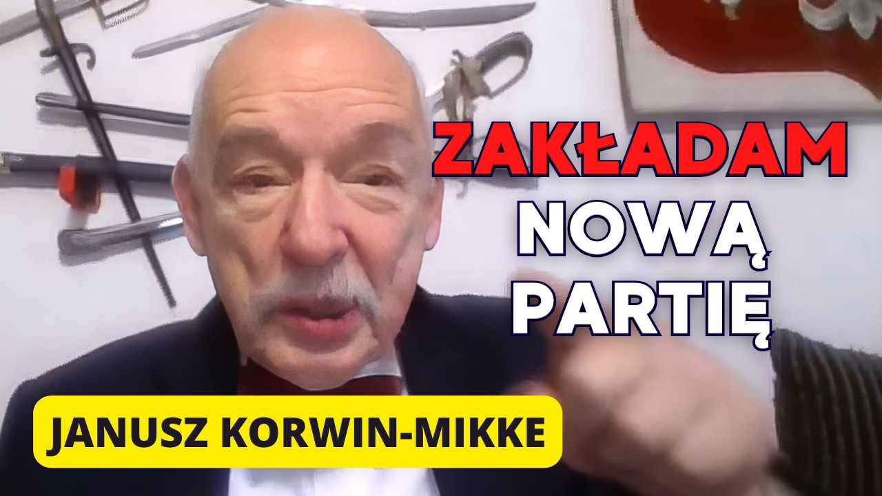 Korwin-Mikke zakłada nową partię