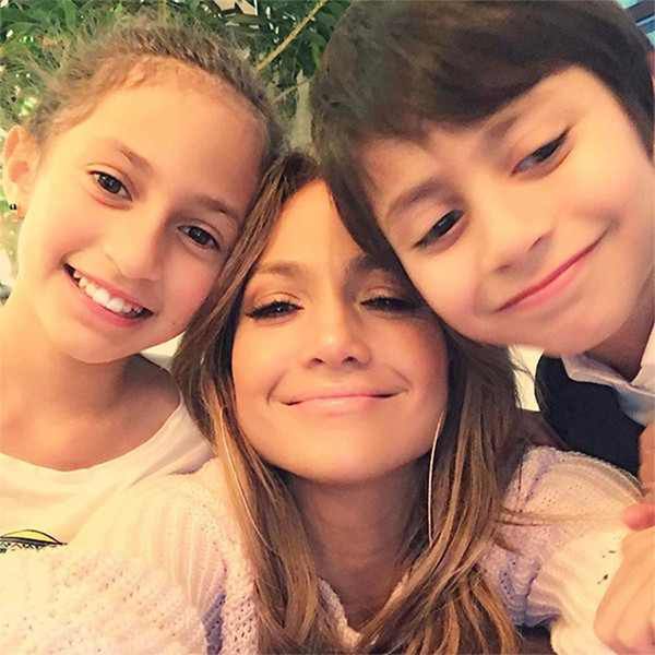 Jennifer Lopez z dziećmi