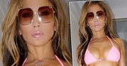 Prawdziwy ogień! 50-letnia Jennifer Lopez w mikro bikini rozpaliła cały internet! Jej piersi są piękne, ale to brzuch doprowadza do szaleństwa!
