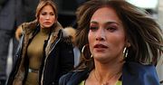 Boska Jennifer Lopez w zwykłych zimowych bamboszkach i wielkiej kufajce. Ale po chwili pokazała co jest pod spodem!