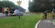Wypadek koło Rębajła