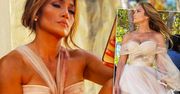 Jennifer Lopez pokazała się w zjawiskowej sukni ślubnej. Tylko co to za buty?! Nie wszystkim spodobał się ten wybór