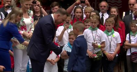 Uratował życie koledze. 9-letni Adrian otrzymał medal od prezydenta A. Dudy