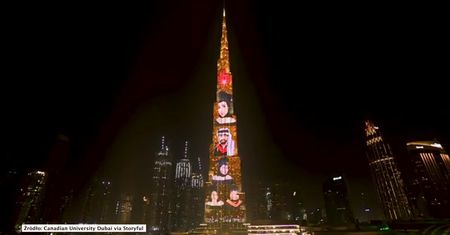 Może nie zakończyli szkoły w tradycyjny sposób, ale ich twarze wyświetlono na… wieżowcu Burj Khalifa