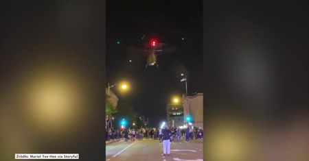 Gwardia Narodowa na ulicach Waszyngtonu. Wojskowy helikopter wykonał „pokaz siły” nad protestującymi