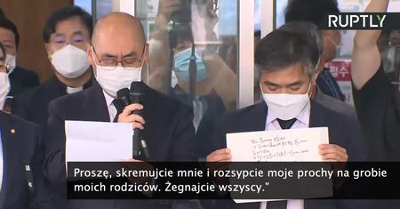 Pożegnalny list burmistrza Seulu