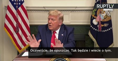 Donald Trump deklaruje, że opuści Biały Dom jak Kolegium orzeknie zwycięstwo Joe Bidena